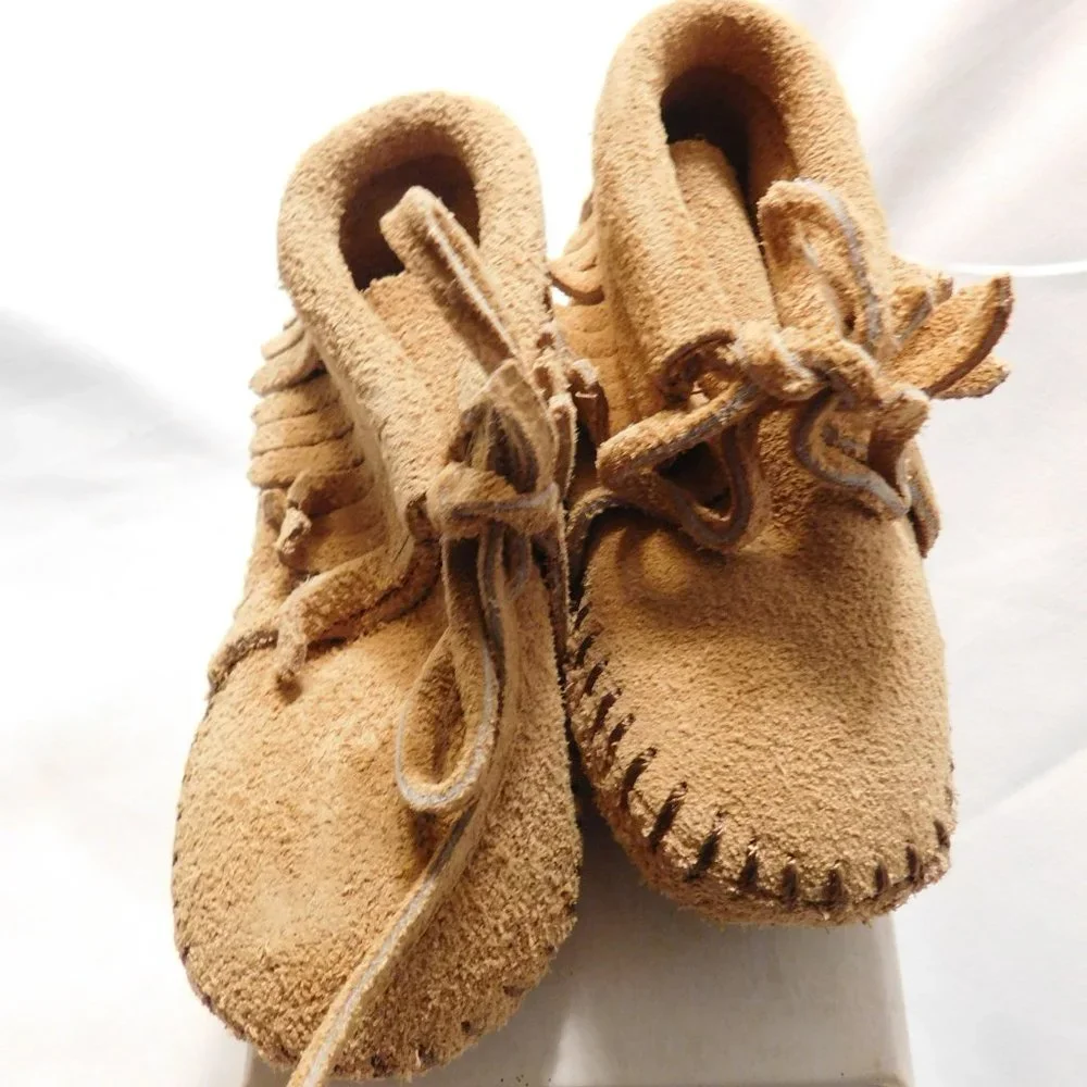 Vintage Minnetonka Pa-Poo-Shu Fringe Booties Size 4